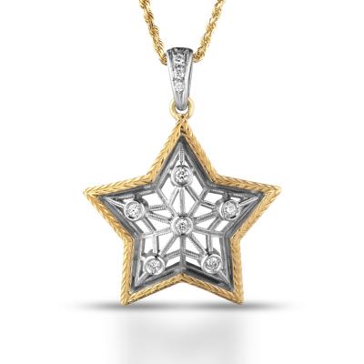 Ciondolo Stellabiancoeoro